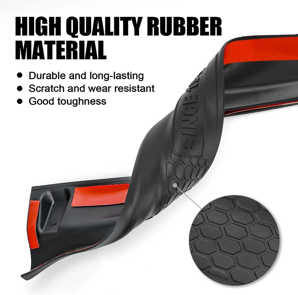 SUPAREE Door Sill Guard Scuff Plate Trim Cover for Jeep Wrangler JL/Gladiator Foto 3 de 4