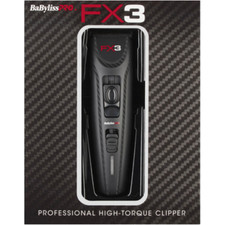 BaBylissPRO FX3 Professional High Torque Clipper Black FXX3CB