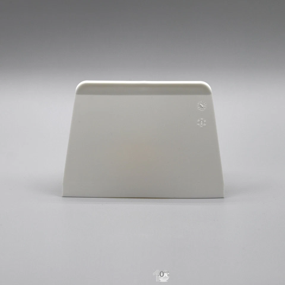 MARKENLOS Teigabstecher Kunststoff-Teigschaber, Farbe Elfenbein 132 x 100 mm