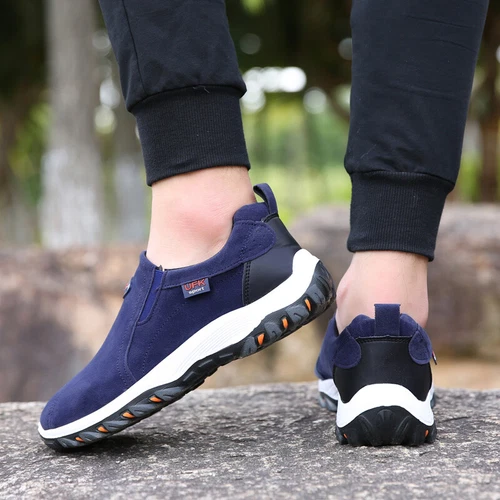 Mens Casual Breathable Loafers Shoes Running Walking Slip on Sports Sneakers Gym - Bild 31 von 49
