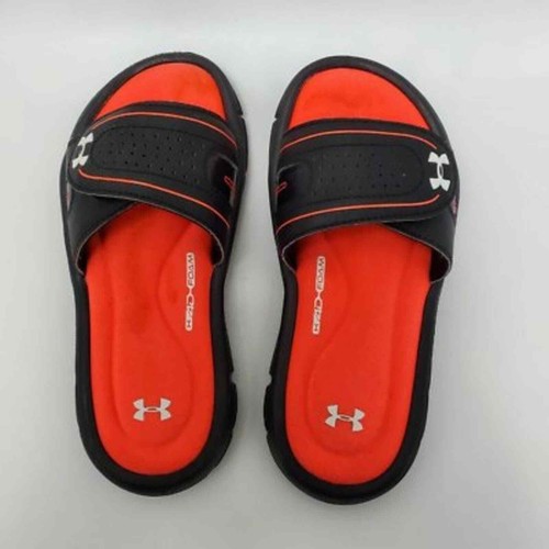 Under Armour Girls Ignite VIII Slip On Slide Sandals Adjustable Strap Size 1Y - Picture 3 of 12