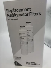 Best Buy Essentials Water Filter 2 Pack for Samsung FITS MANY MODELS