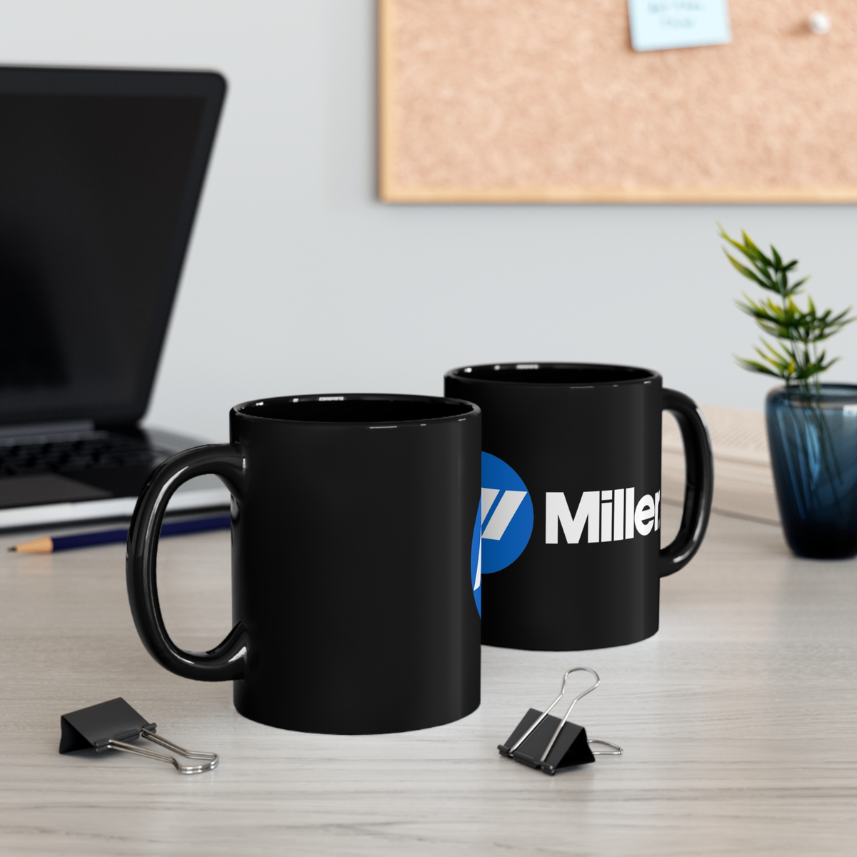 Miller Welding Equipment 11oz Coffee Tea Black Mug