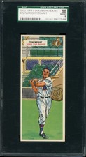 1955 Topps Doubleheaders Baseball #75/76 Wright Stewart SGC 8