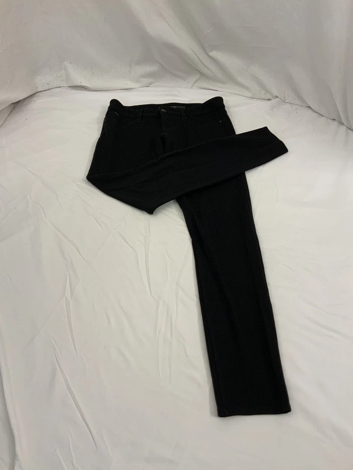 Pantalones de mezclilla Joe's talla 25 para mujer negros ajustados rayón nailon como nuevos EE. UU. YGI P1-792 Foto 2 de 4