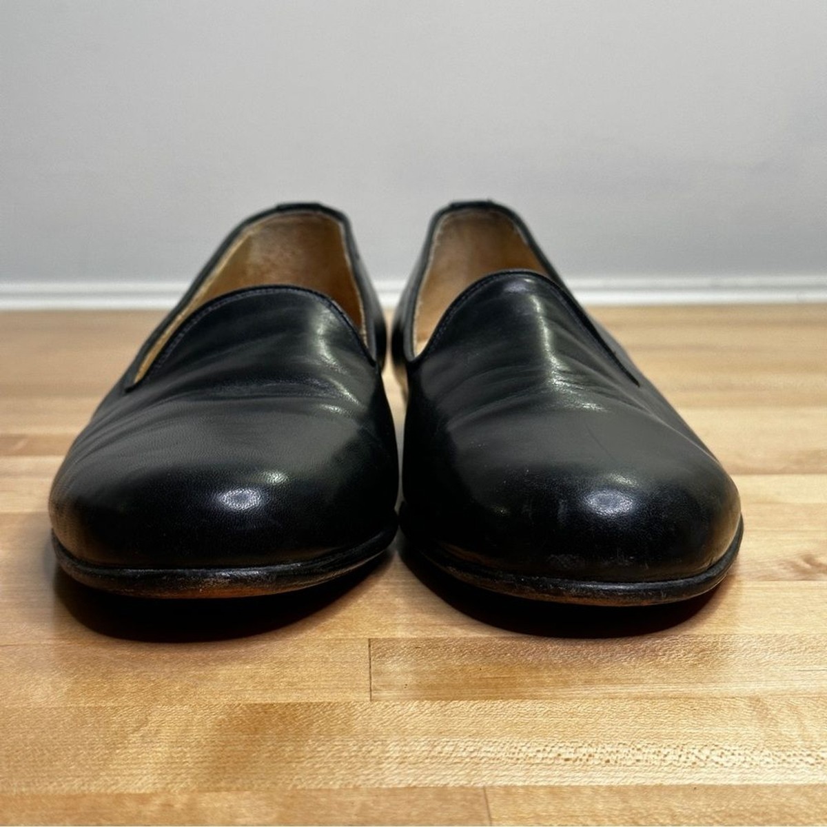 Black Italian Leather Loafers - 10.5 - Bragano x Cole Haan Black Italian Leather Loafers - 10.5 - Bragano x Cole Haan