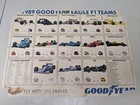 Good Year F1 1989 Teams Poster, Formula One Team Poster, Vintage