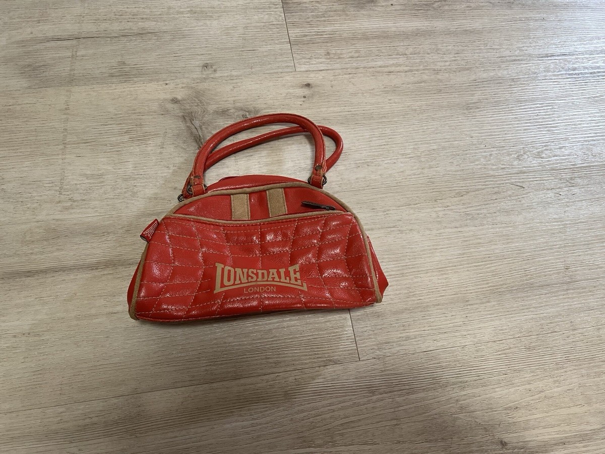 Lonsdale Women's Mini Hand Bag Coin Red Lion Punk Oi! Rancid GBH