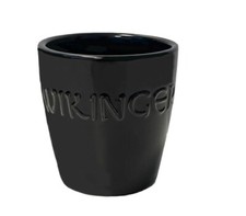 Wikinger Met Becher schwarz, 0,1 l Tonbecher Tonkrug schwarz