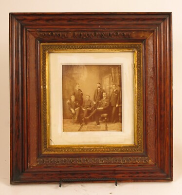 ALBUMEN PHOTOGRAPH DOCTORS SURGEONS NEW YORK STATE HOSPITAL A. F. HODGMAN MD !!