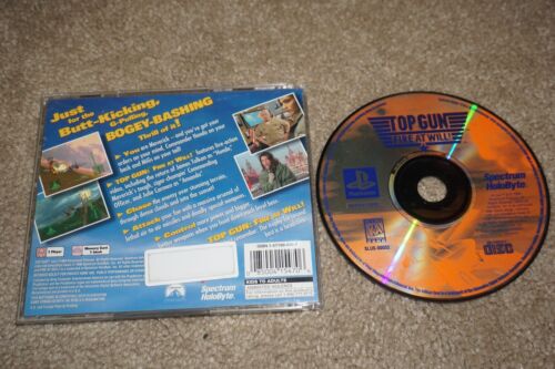 Top Gun Fire At Will (Sony Playstation 1 ps1) with Case - Imagen 1 de 1
