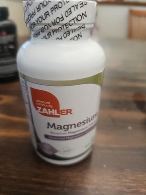 Zahler Magnesium Advanced Magnesium Supplement 200 mg 60 Capsules Dairy-Free,