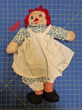 Vintage Raggedy Ann Doll, 19"