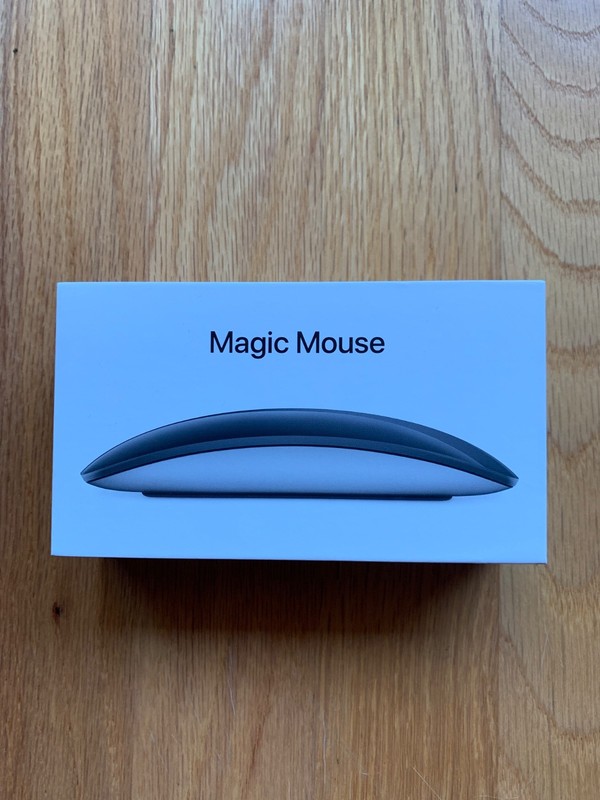 Apple Magic Mouse ​​​​​​​Wireless, Rechargeable Black Mu Black MXK63AM/A3204