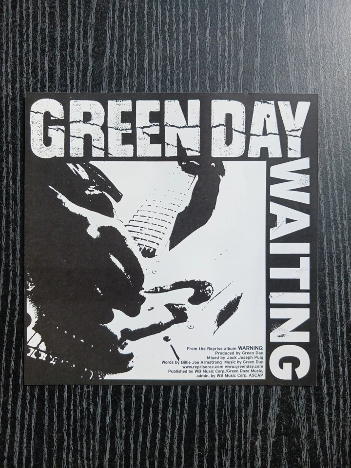 GREEN DAY  Waiting  7"Inch  Limited  PINK VINYL   Original 2001  ADELINE RECORDS - Bild 3 von 4