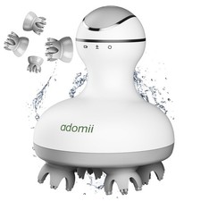 Electric Scalp Massager Cordless, Waterproof Handheld Head Hair Massage Massa...