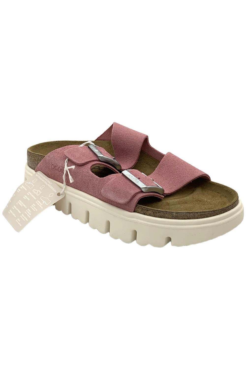 Papillio от Birkenstock Аризонская массивная сандалия карамельно-розового цвета