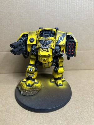 40k Ballistus Dreadnought Space Marines Imperial Fists Pro Painted 1.0