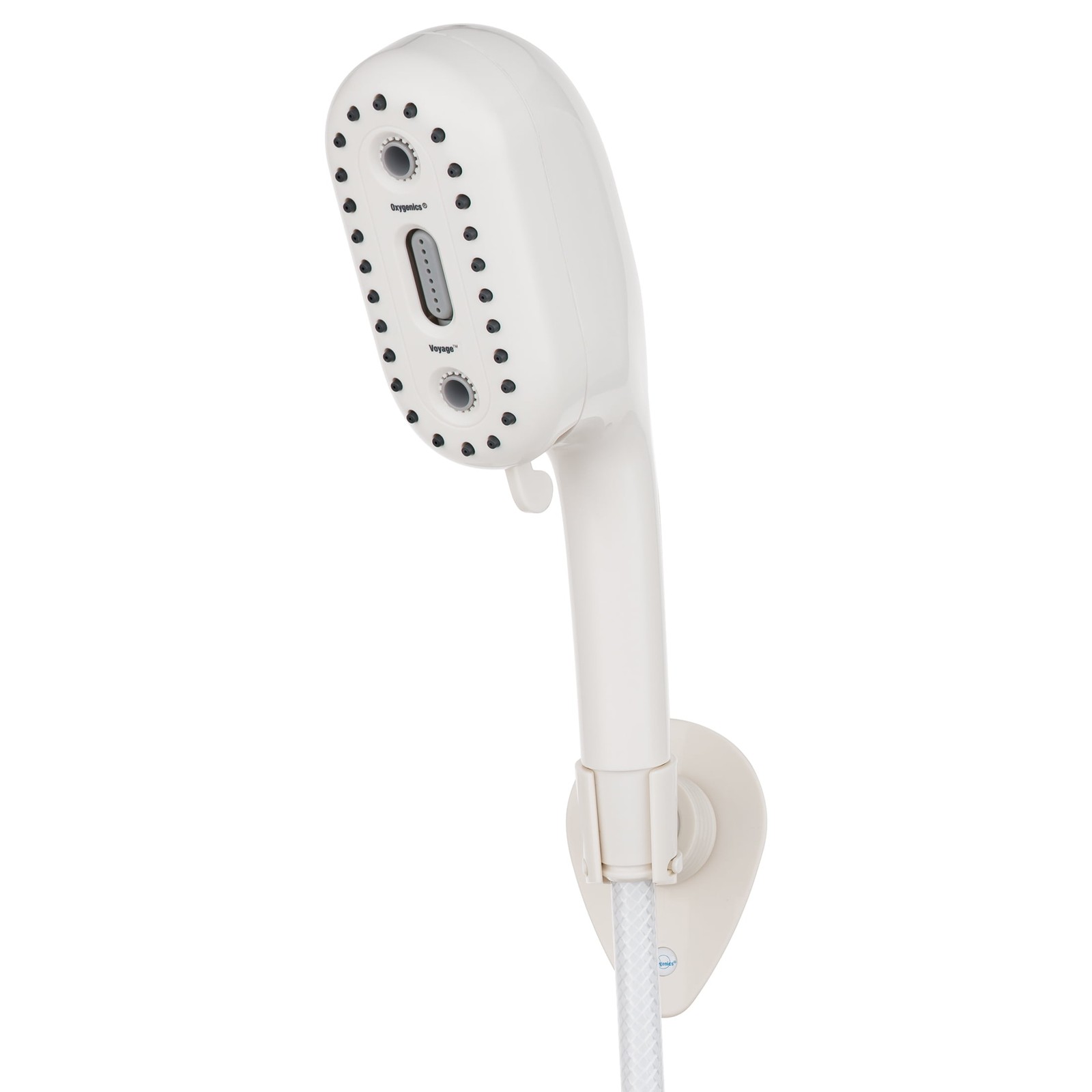 Oxygenics Voyage RV Handheld Shower Head, 4-Function Spray, 72-Inch Hose