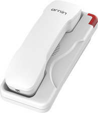 T108 Trimline Corded Telephone, SOS Key, Wall Mountable, Hotel and Home Use Phon