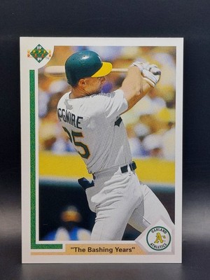 1991 Upper Deck #656 Mark Mcgwire The Bashing Years Oakland A'S (VALUE BIN)