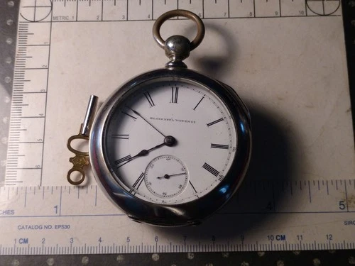 Elgin Early American Running Antique Keywind Pocket Watch Grade 13 Circa 1887