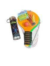 Funsparks Paddle Ball Jazzminton Game w/ 2 LED birdies Indoor/Outdoor Games