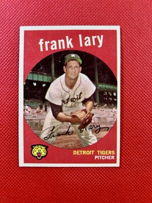 1959 Topps #393 Frank Lary Detroit Tigers High-end NM         B59#393B2