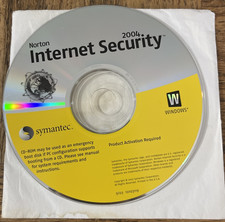 Norton Internet Security PC CD Rom Software