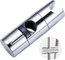 Universal Adjustable Shower Head Holder for Slide Bar 18-25mm Chrome Shower Rail
