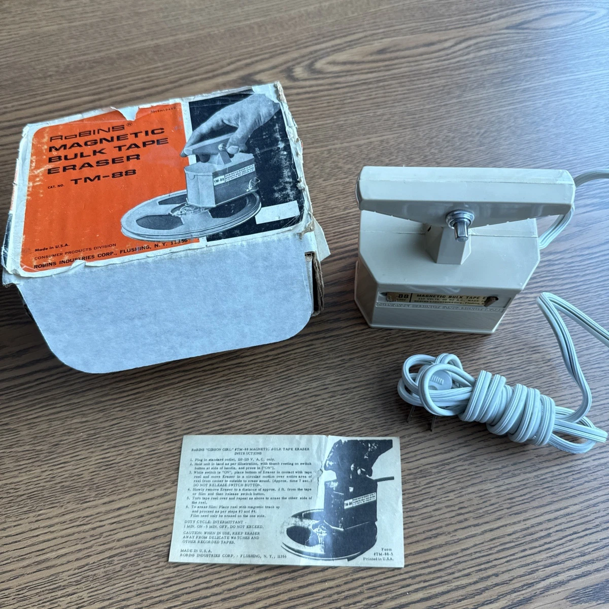 【美品】SONY BE-8 MAGNETIC BULK TAPE ERASER Bulk Tape Eraser products for sale | eBay