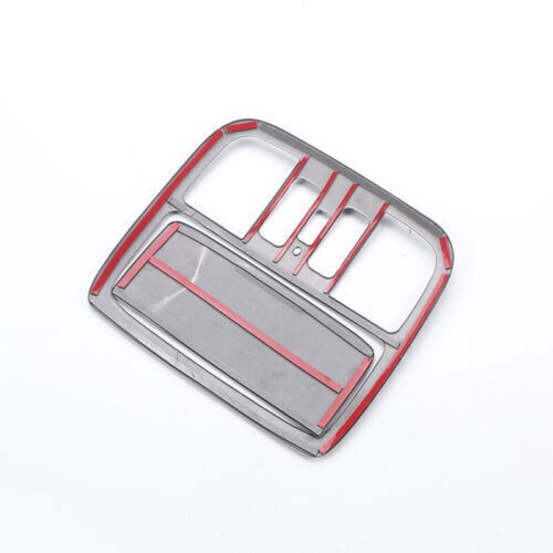 For Honda Accord 2008-12 Black Stainless Front Reading Light Lamp Frame Trim 2X - Picture 4 of 7