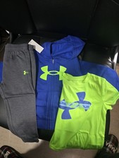 3 Pc Brand New Under Armour Boys Set 18M