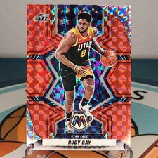 2021-22 Panini Mosaic - Rudy Gay #22 Red Reactive Mosaic