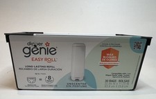 Diaper Genie Easy Roll Refill w/ 30 Bags Count Pack of 1 Blue Unscented