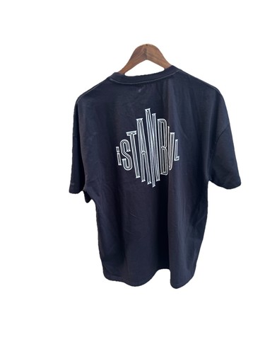 Mavi Shirt Mens Medium Black Graphic Print Istanbul Collection NWT Sz MEDIUM S/S - Picture 3 of 5