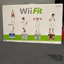 Nintendo - Wii Fit Balance Board & Wii Fit Game Bundle 2008 WITH BOX & Manual