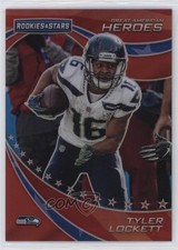 2019 Panini Rookies & Stars Great American Heroes Red 49/75 Tyler Lockett he0