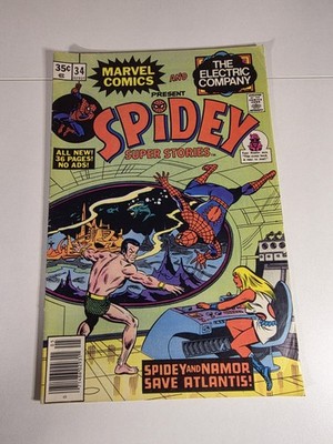 How Much Is Marvel Comics Spidey Super Stories Issue 34