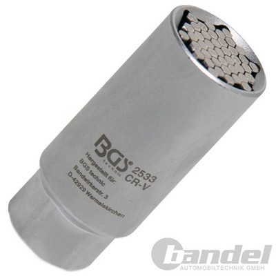 BGS MULTI-EINSATZ 3/8'' UNIVERSAL-SCHLÜSSEL MULTI-FUNKTION NUSS SW 9-21mm