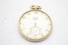 F Antique Manual 10k Gold Filled Elgin De Luxe Balance Broken Parts Only