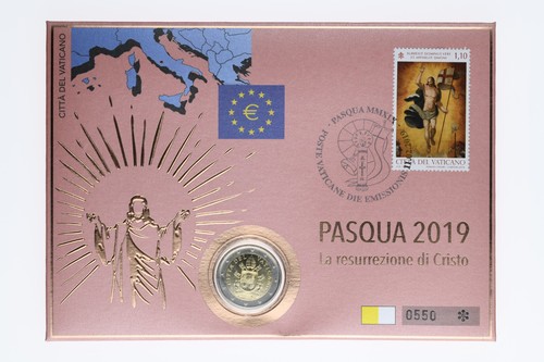2 Euro + 50 Cent Numisbrief Vatikan - Numisbriefe zur Auswahl Münze + Briefmarke - Bild 61 von 75