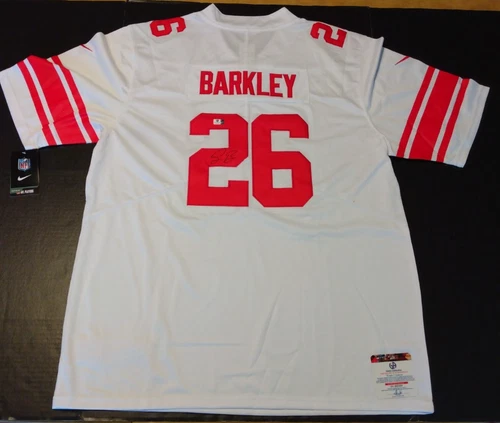 Saquon Barkley NY Giants Signed Autographed XL Jersey COA #GV895250 AUTO
