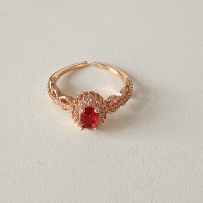 Vintage Gold Plated Open Ring