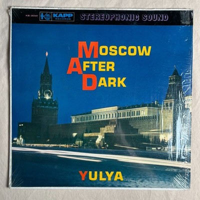 YULYA Moscow After Dark 1959 Vinyl LP Kapp Records KS-3041 - VG+