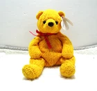 Ty Beanie Babies - Poopsie Retired Yellow Teddy Bear (Vintage 2001)