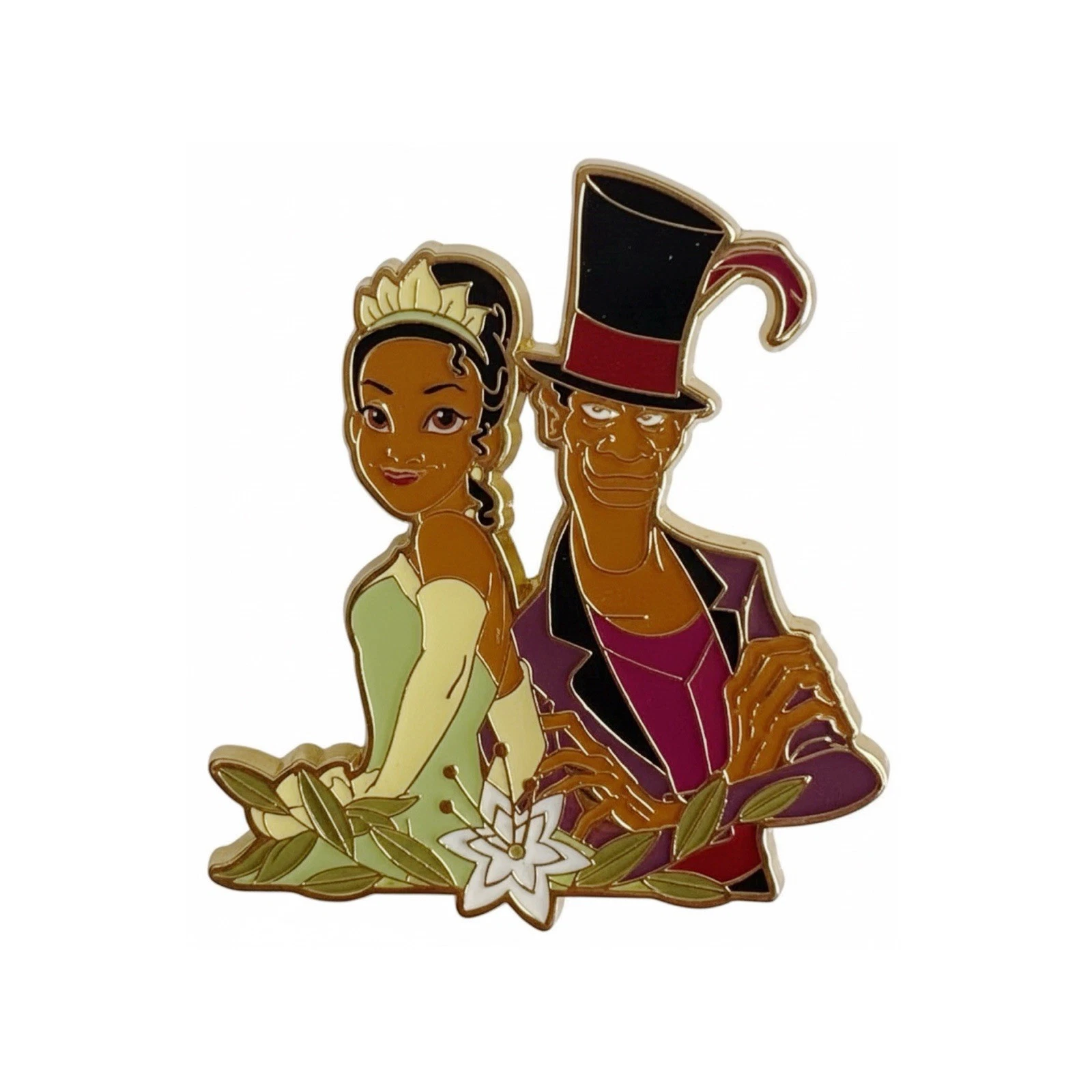 NWT Boxlunch Loungefly Disney Princess Villains Duo Pin - Tiana & Dr. Facilier