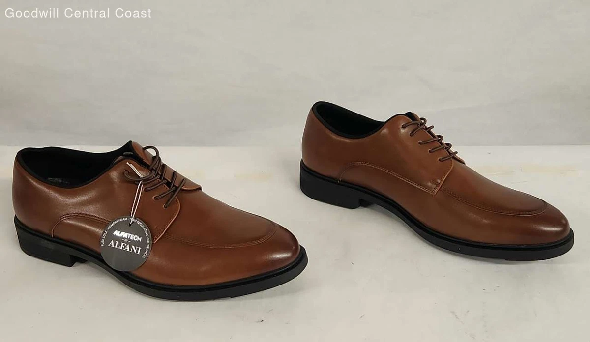 ?ALFANI?KEVIN LIGHT TAN OXFORD DRESS SHOES SIZES 7 9 10 10.5 11 NEW IN BOX Alfani Leather Upper Extreme Comfort Loafers Driver Moccasin  main image 4