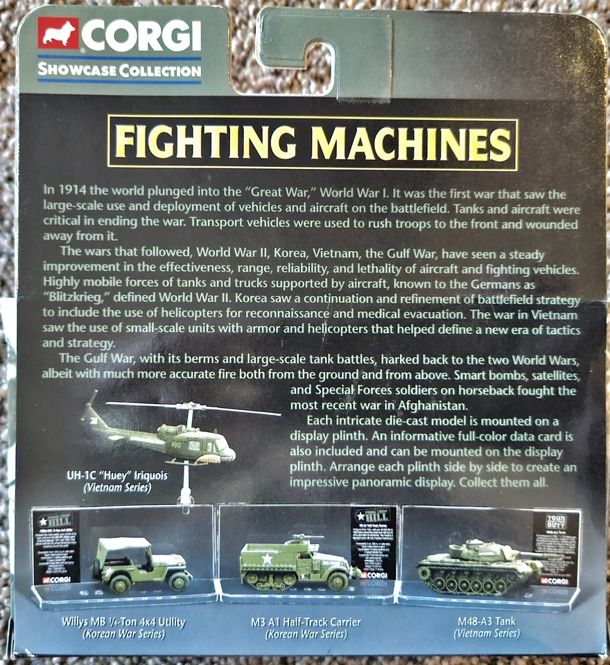 Corgi Fighting Machines 761st Tank Batta U.S. Army WWII M4 SHERMAN TANK CS90302 - Image 4 of 4