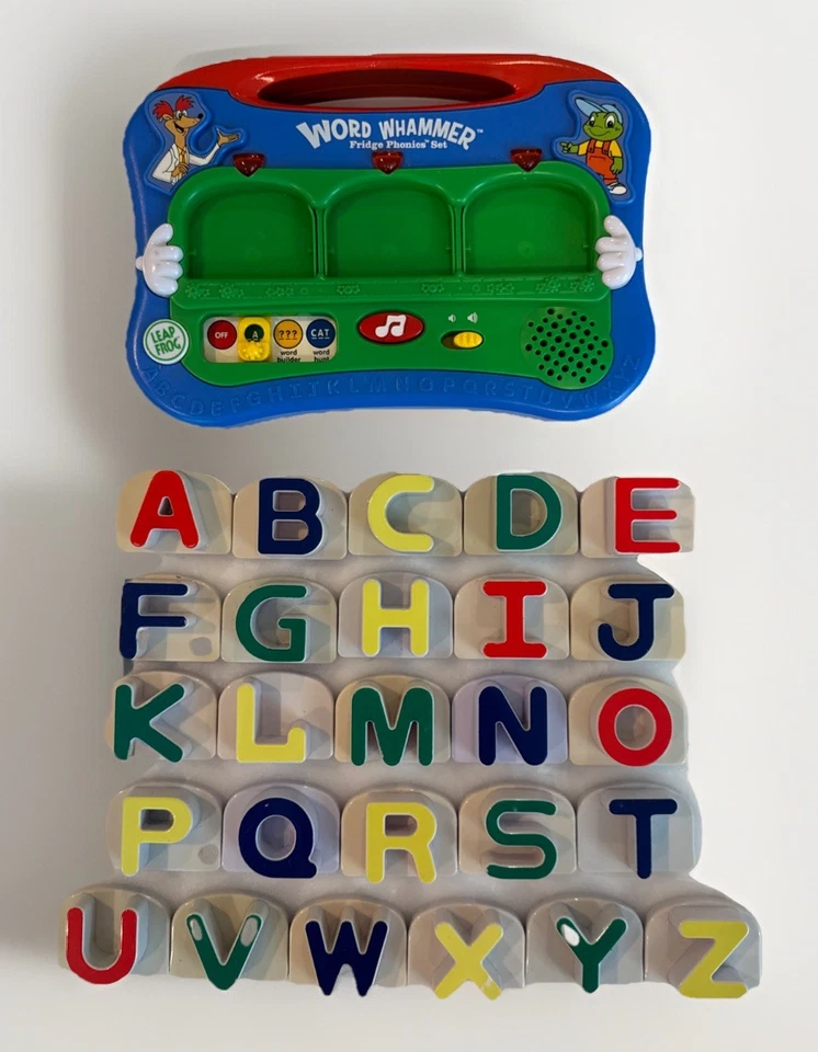Leap Frog Word Whammer Magnetic ABC Letters COMPLETE & Fridge Phonics NUMBER Lot - Image 3 of 4